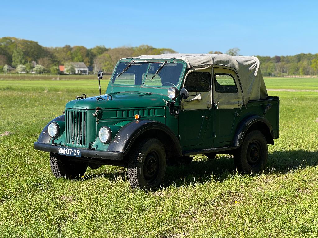 GAZ 69 AM 1959 | Wegenbelastingvrij | 4x4 | + VIDEO POV, Auto's, Overige Auto's, 4 cilinders, Cabriolet, 4 stoelen, 1492 kg