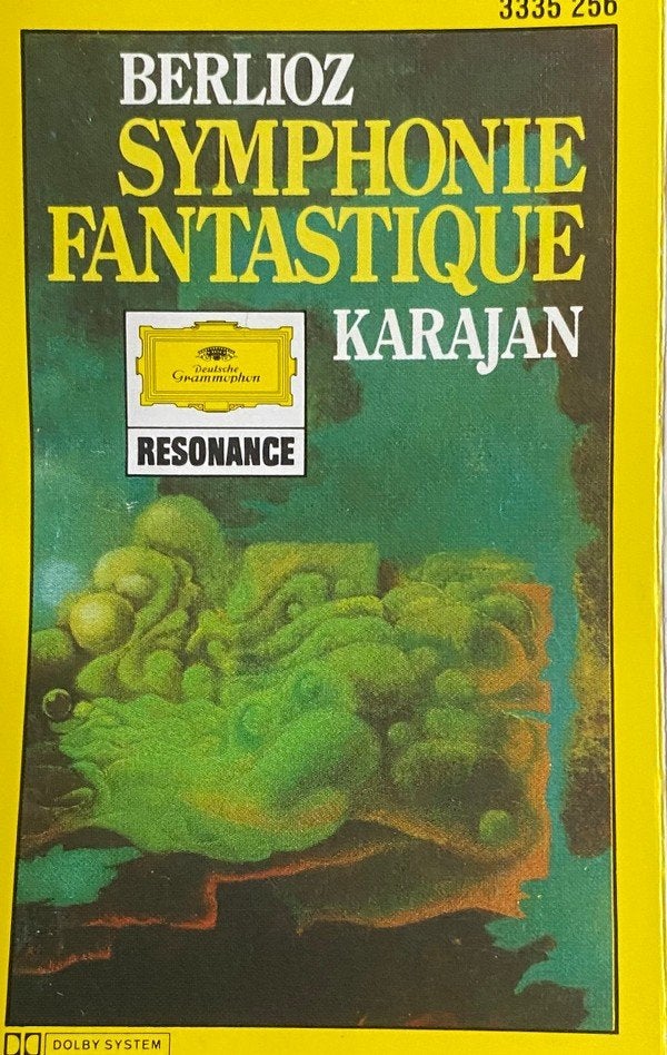 Berlioz Symphonie Fantastique Karajan MC, Cd's en Dvd's, Gebruikt, Klassiek, 1 bandje, Ophalen of Verzenden