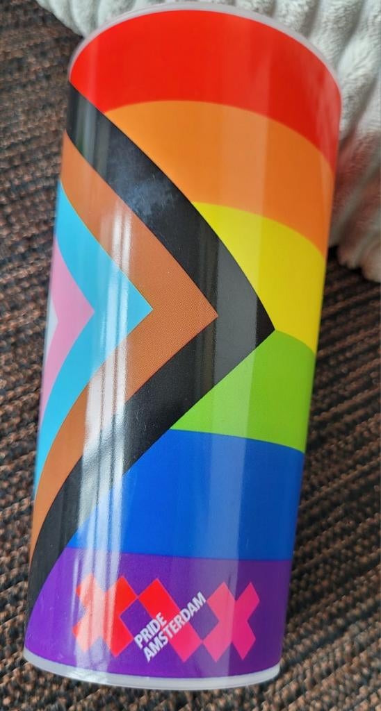 Pride amsterdam the new progress flag lgbti+, Ophalen of Verzenden, Nieuw