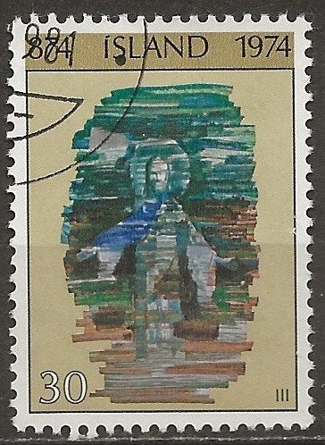 IJsland, Postzegels en Munten, Ophalen of Verzenden, IJsland, Gestempeld