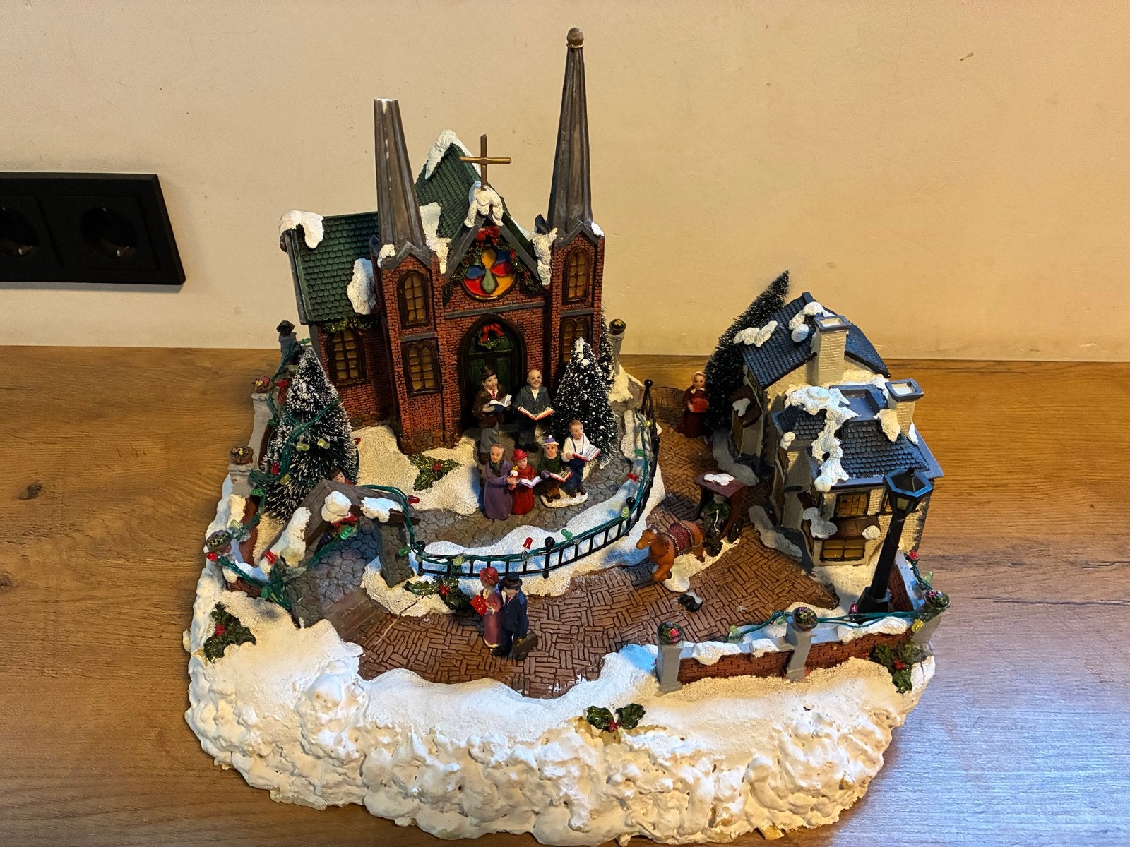 Miniatuur kerstdorp, Diversen, Ophalen, Gebruikt