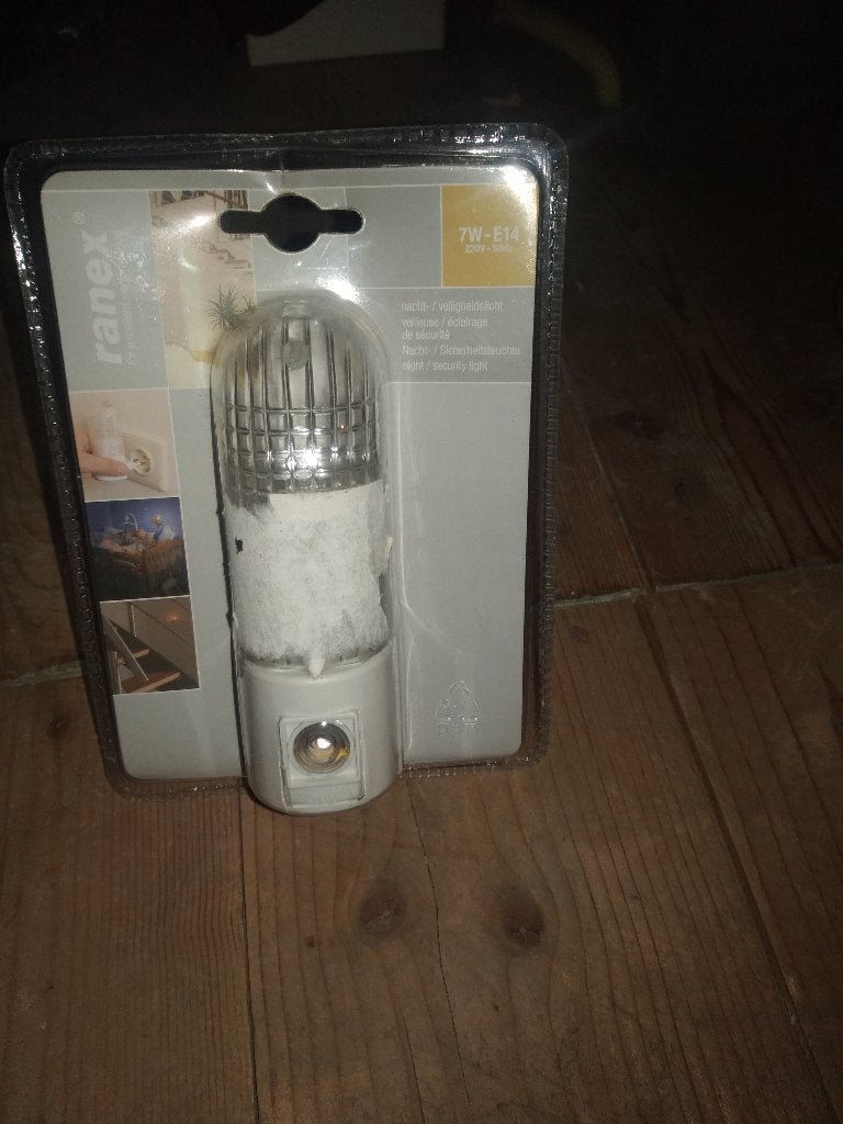 lampje met beweeg sensor, Ophalen, Nieuw