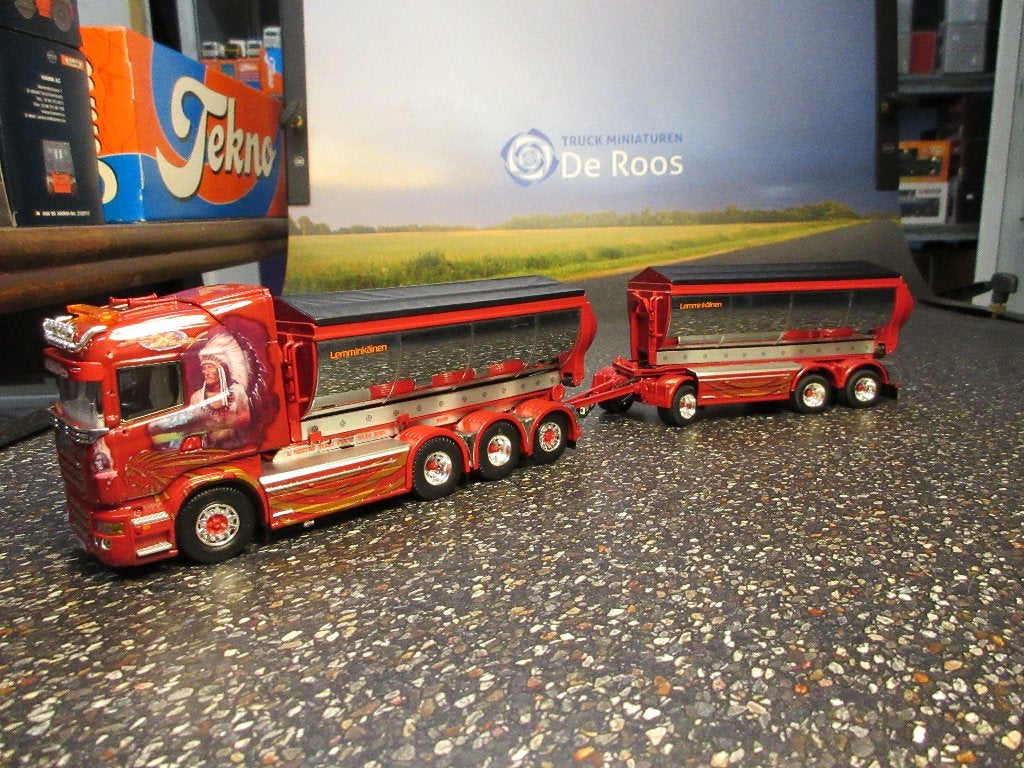 Tekno Scania haakarm combi T. Ghane Akeri, Ophalen of Verzenden, Nieuw, Bus of Vrachtwagen, Tekno