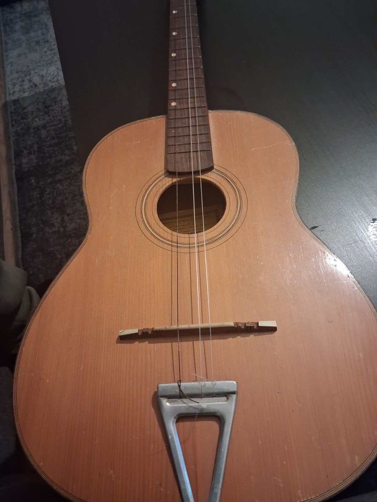 Vintage Fratelli Indelicato Spaanse Gitaar, Ophalen, Gebruikt, Klassieke of Spaanse gitaar