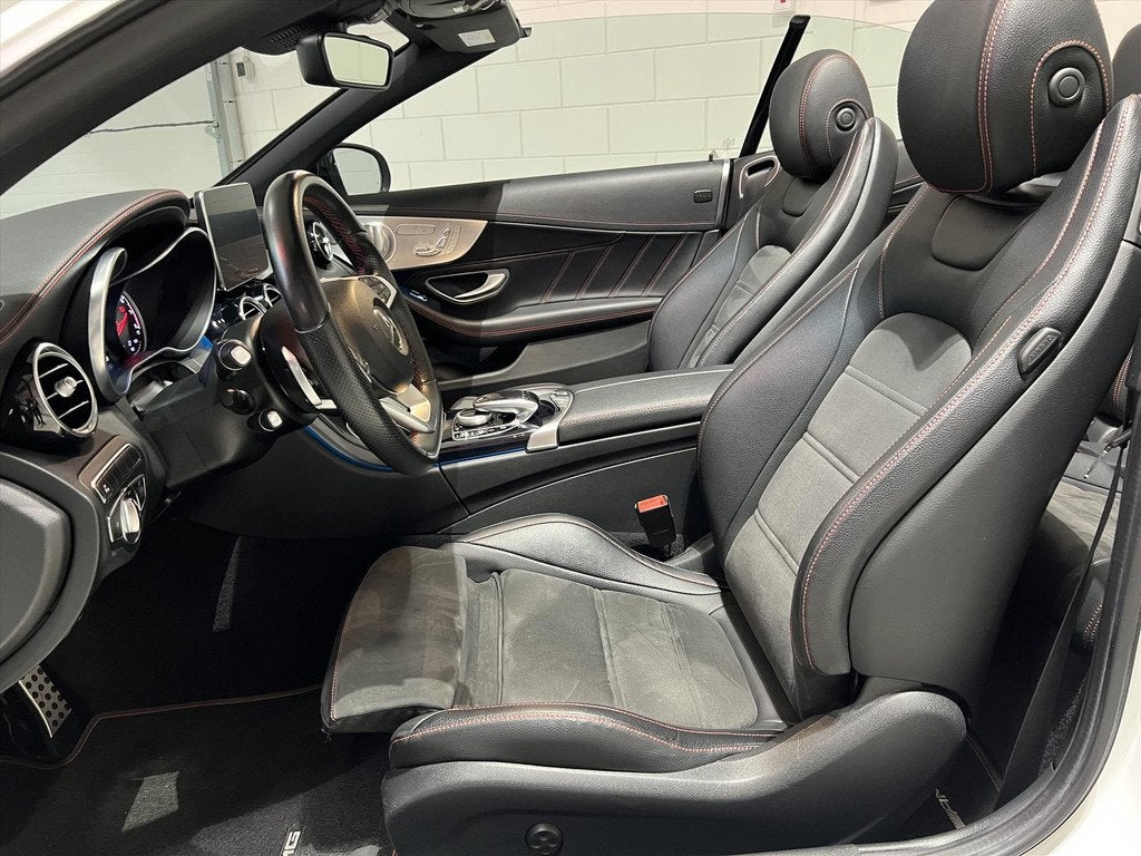 MERCEDES C-Klasse Cabriolet C43 AMG 367pk V6T 9G 4M Sportuil, Auto's, Mercedes-Benz, Gebruikt, 1770 kg, 4 stoelen, Bedrijf