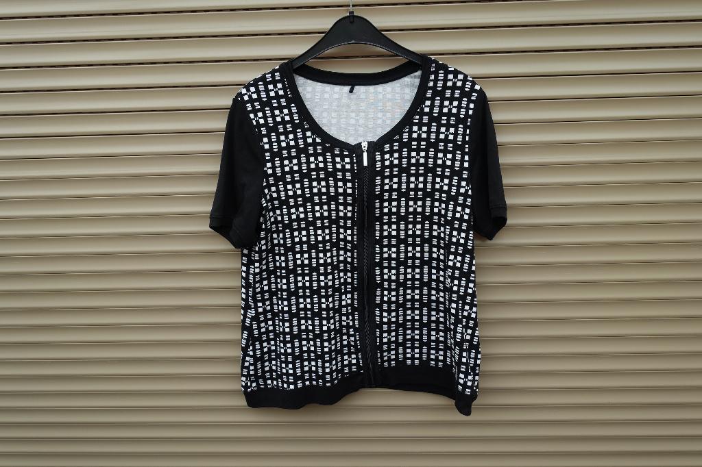 Gerry Weber top.   Maat  M, Maat 38/40 (M), Verzenden, Zwart, Zo goed als nieuw