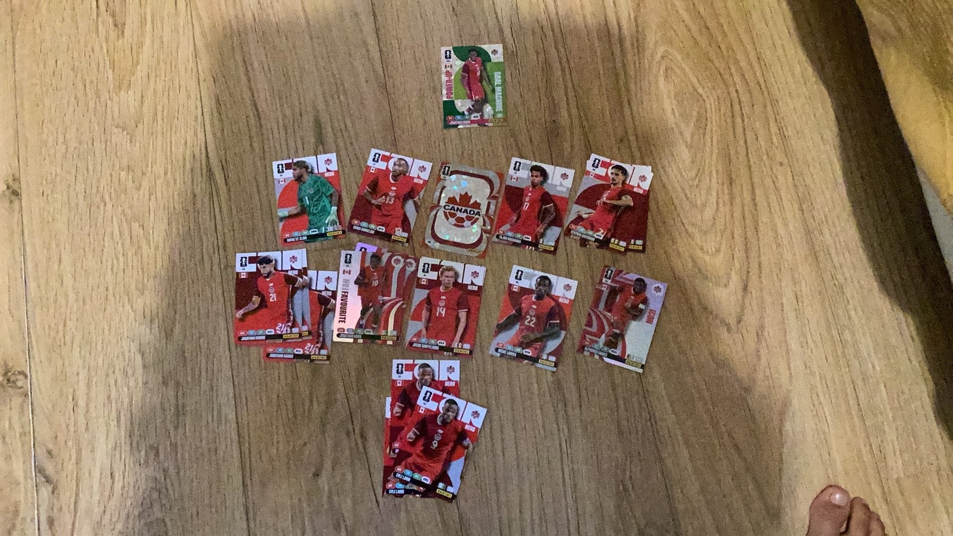 Canada wk kaarten, Hobby en Vrije tijd, Stickers en Plaatjes, Verzenden, Zo goed als nieuw, Meerdere plaatjes