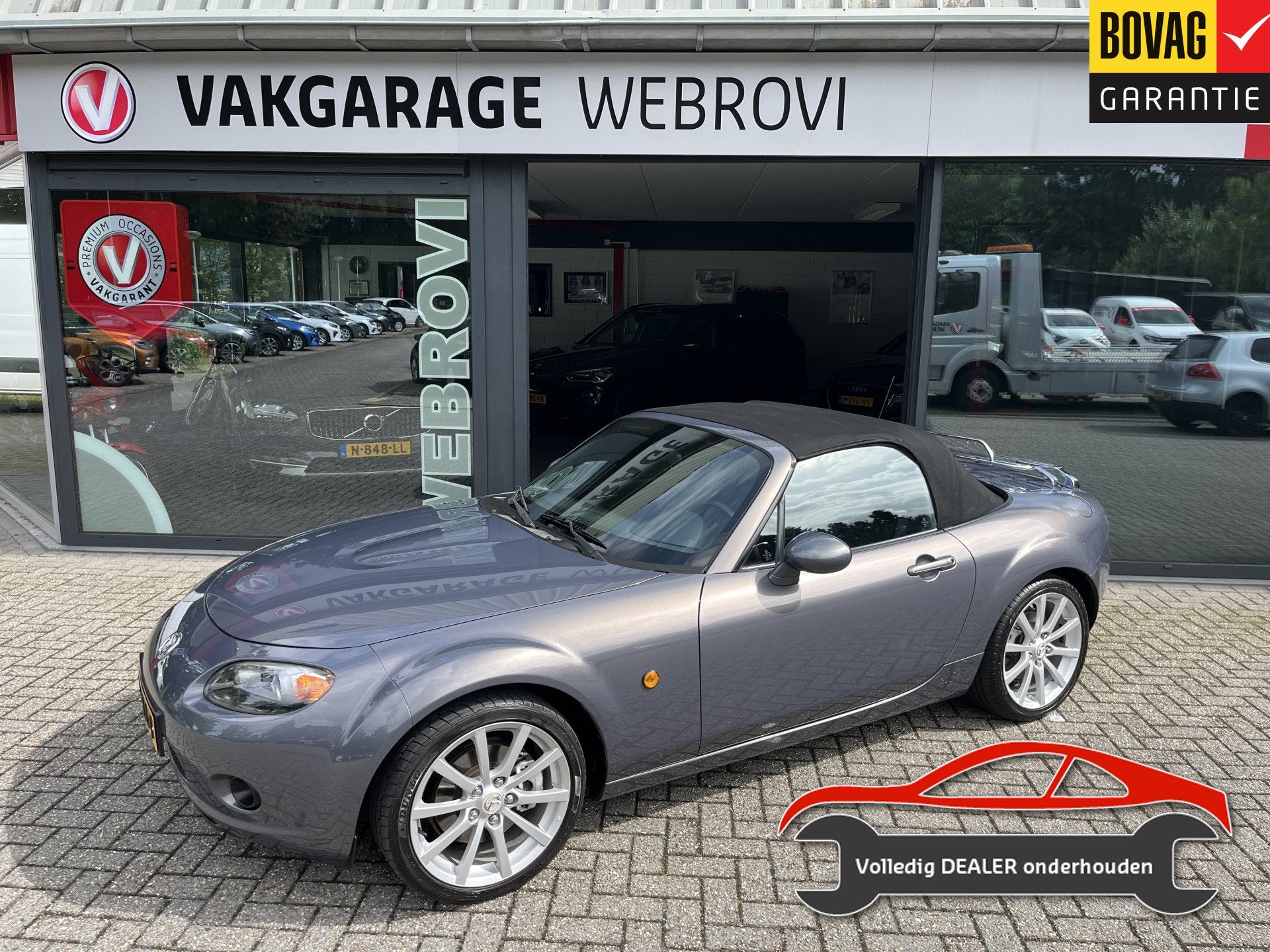 Mazda MX-5 1.8 Touring Orig. Nederlands / Dealer Onderhouden, Auto's, Dealer onderhouden, Achterwielaandrijving, Gebruikt, 4 cilinders