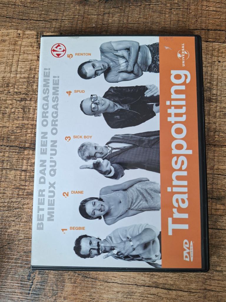 Trainspotting DVD - Klassieke film over vriendschap en drugs, Vanaf 16 jaar, Ophalen of Verzenden, Gebruikt