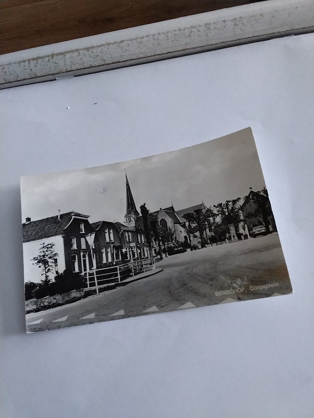 BENSCHOP. DORPSPLEIN, Verzamelen, Ansichtkaarten | Nederland, Ophalen of Verzenden, Voor 1920, Zuid-Holland