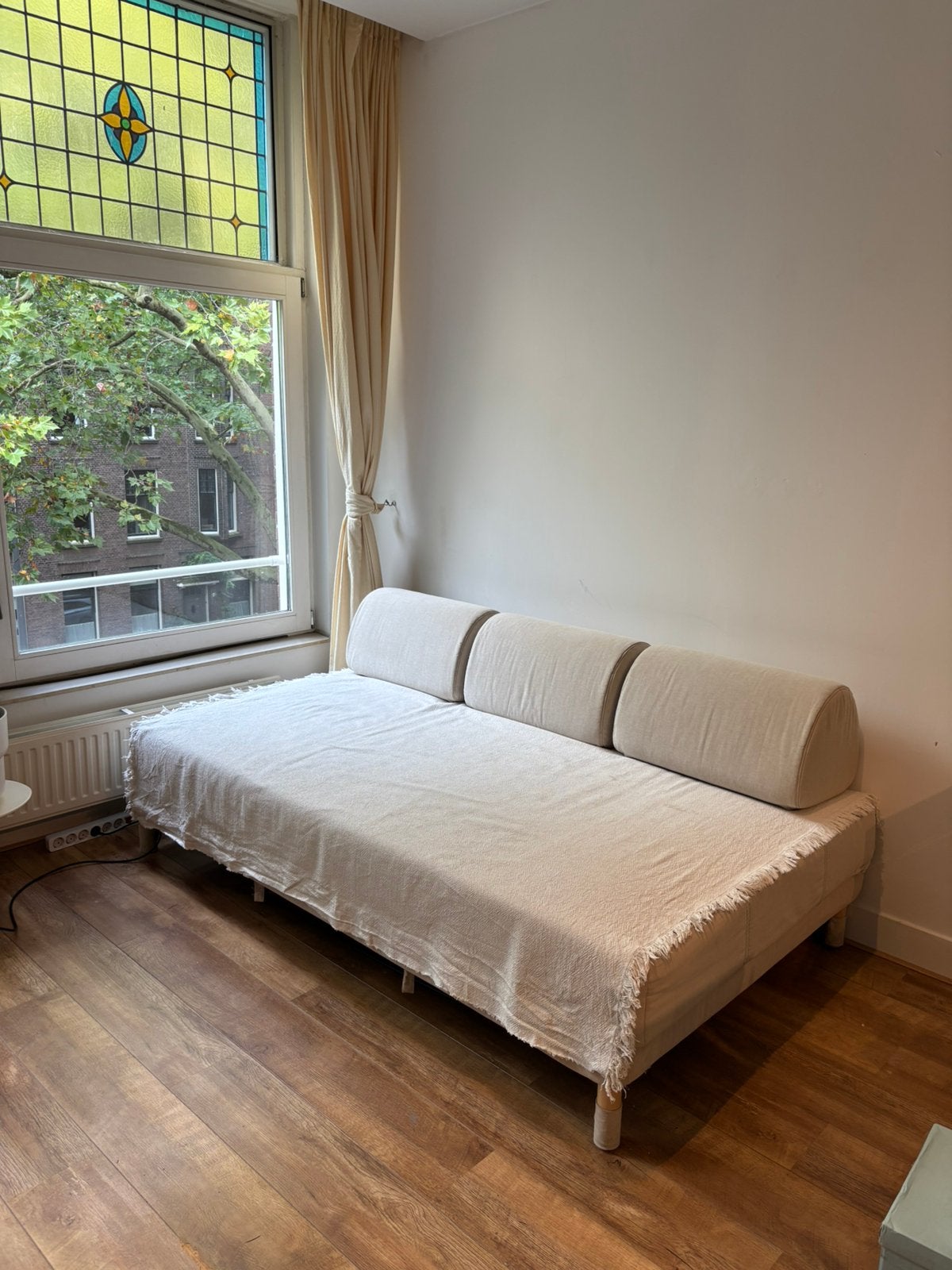 Ikea Flottebo bank, Ophalen, Gebruikt, Beige, Tweepersoons