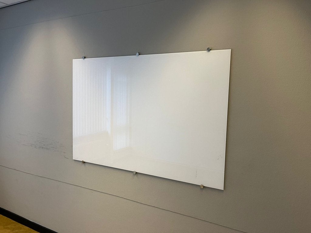 Glasbord Legamaster memobord magneetbord whiteboard 100x150, Ophalen, Zo goed als nieuw