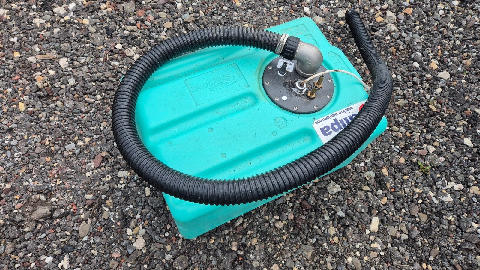 Allpa Marine Equipment brandstoftank met slang, Ophalen, Gebruikt, Motor en Techniek