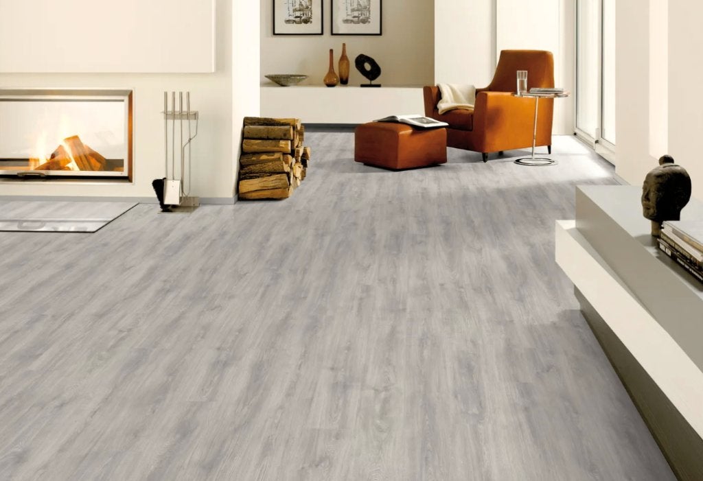Praxis Baseline laminate Flooring - grey oak - 6mm, Doe-het-zelf en Verbouw, Ophalen, 50 tot 150 cm, Zo goed als nieuw, 10 m² of meer