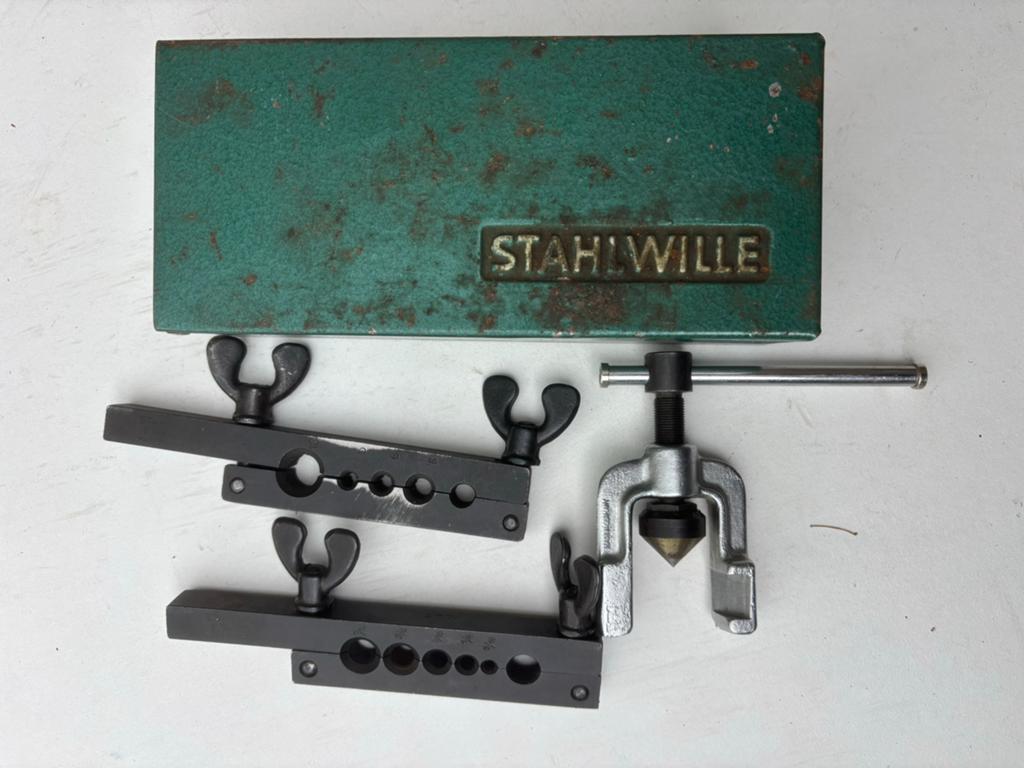 vintage Stahlwille leiding velzen, vels machine, Ophalen of Verzenden