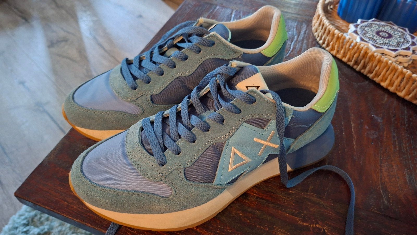 SUN68 Sneakers - Maat 42 - Zo goed als nieuw, Kleding | Dames, Schoenen, Ophalen, Blauw, SUN68, Sneakers of Gympen