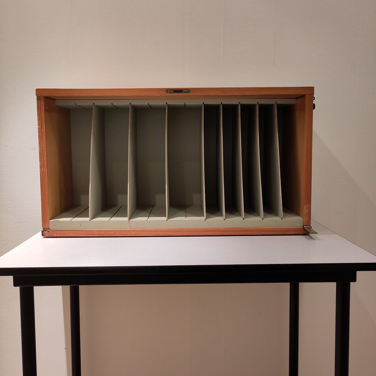 String wandsysteem: platenkast & bureaublad met 2 lades, Gebruikt, Ophalen of Verzenden, Minder dan 150 cm, Minder dan 100 cm