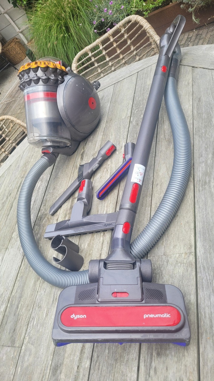 Dyson Big Ball Allergy 2 stofzuiger met accessoires, Witgoed en Apparatuur, Ophalen, Gebruikt, Geschikt voor harde vloeren, Dyson