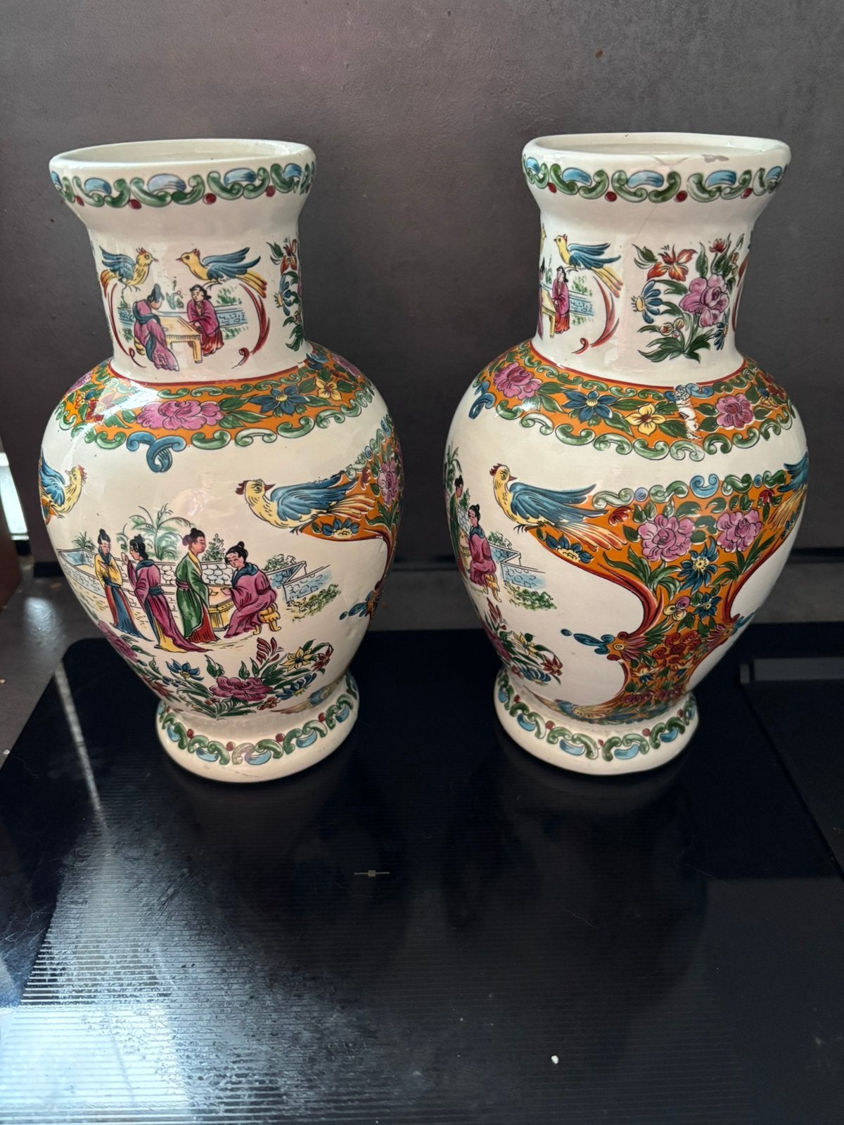 2 chinese vazen, Antiek en Kunst, Ophalen of Verzenden