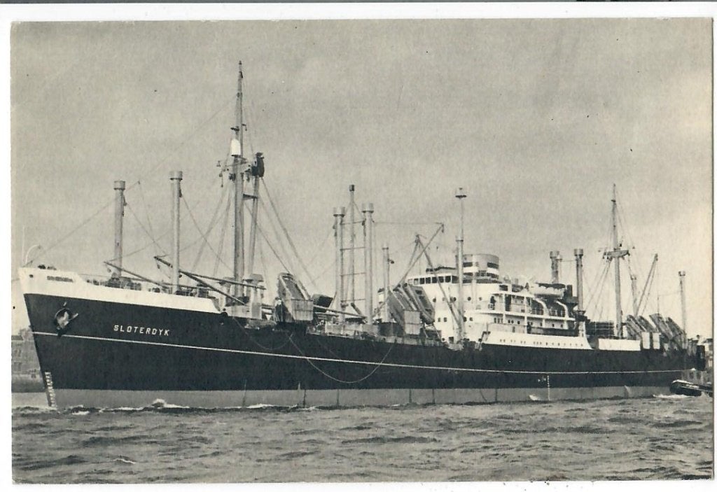 Holland-Amerika Lijn - Sloterdijk, Verzamelen, Verzenden, 1940 tot 1960, Ongelopen, Zuid-Holland