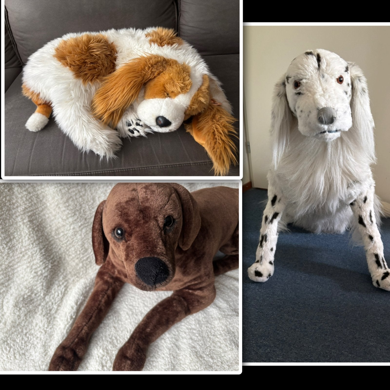 Verzwaringsknuffel, levensechte honden., Diversen, Ophalen of Verzenden, Zo goed als nieuw