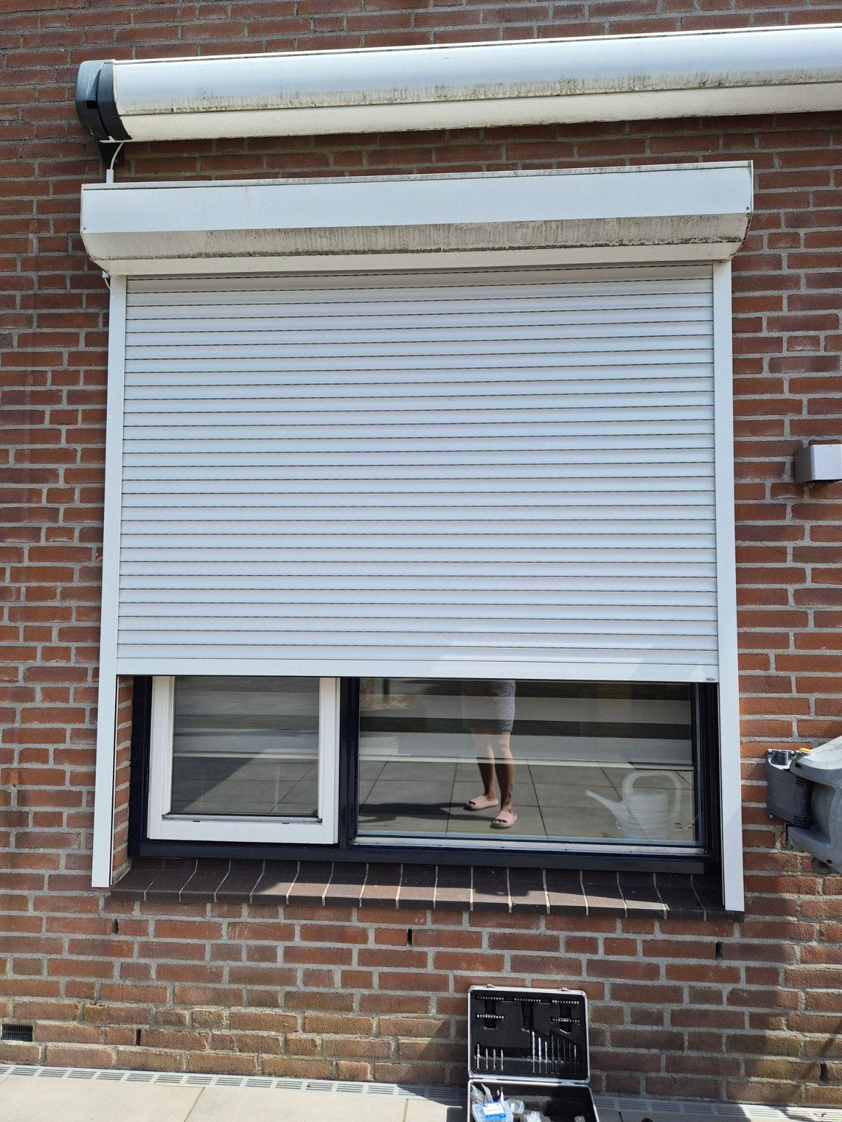 Rolluik voor raam - Wit, Ophalen, Wit, 150 tot 200 cm, Zo goed als nieuw