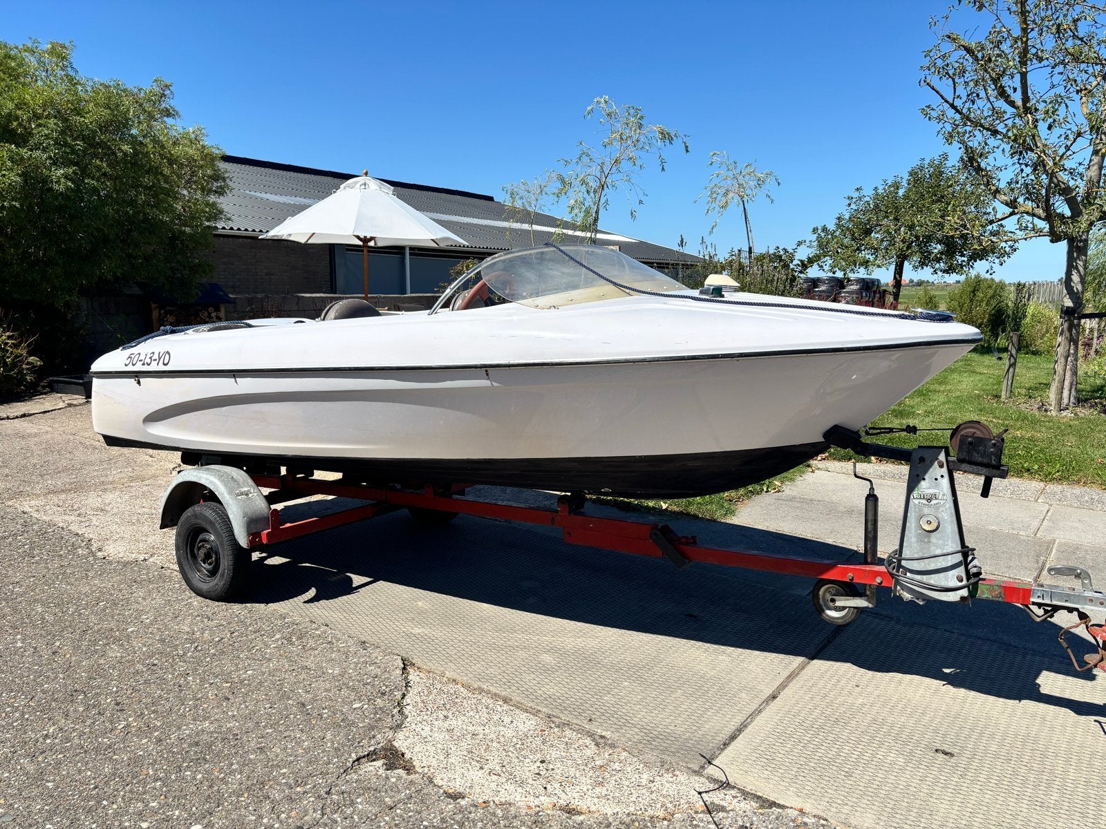 Bayliner reflex Jet speedboot met trailer, Ophalen, Gebruikt, Binnenboordmotor, Bayliner