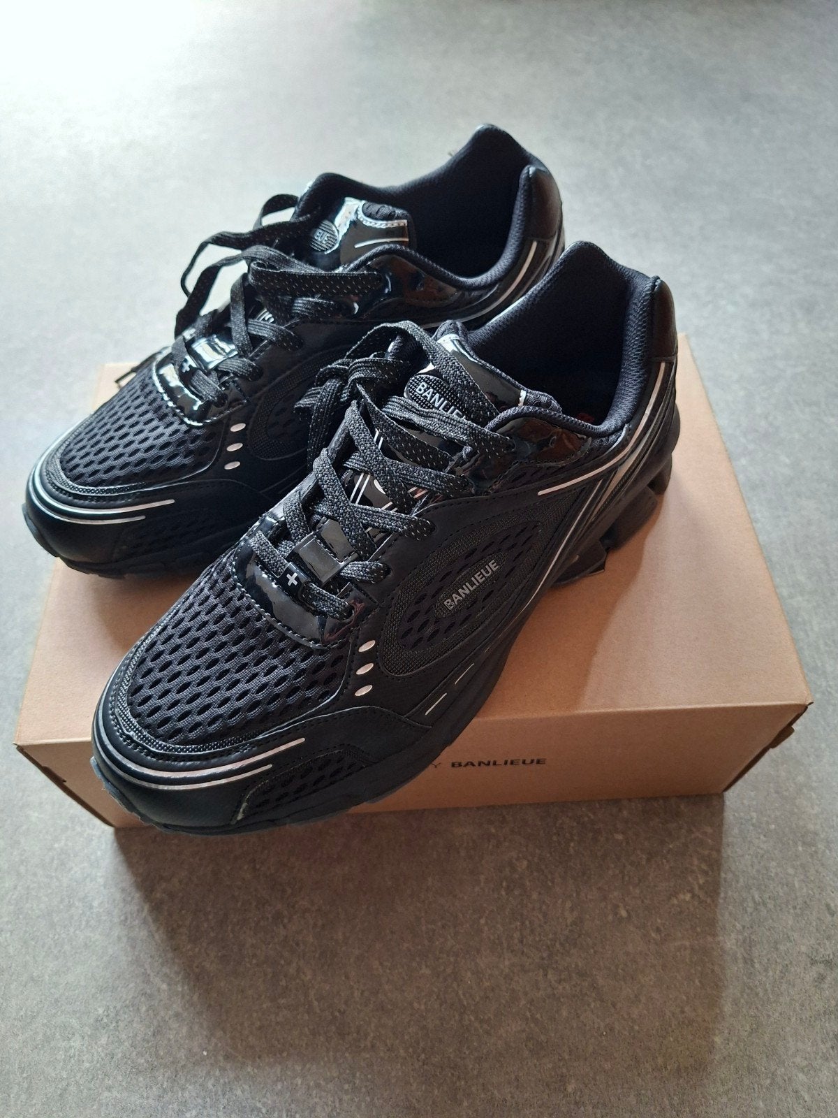 Banlieue sneakers zwart - Maat 45, Verzenden, Zwart, Nieuw, Balan