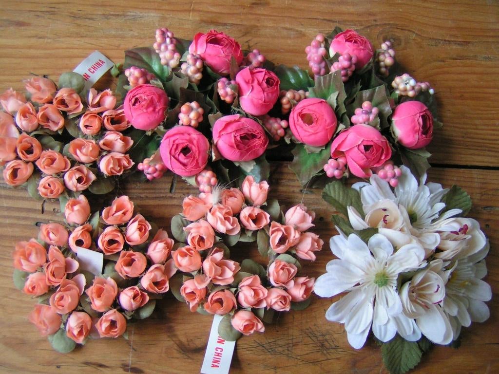 5 vrolijke rozen kaarsenringen  QQ 119 gereserveerd marieke, Overige materialen, Verzenden, Zo goed als nieuw, Overige kleuren