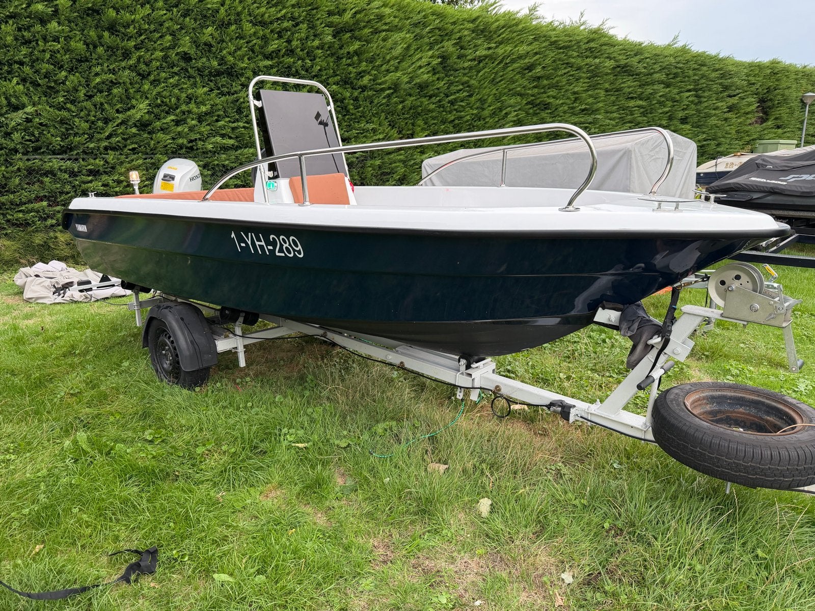 Yamarin big fish 20 pk, Watersport en Boten, Motorboten en Motorjachten, Overige merken, Gebruikt, Buitenboordmotor, Kussenset