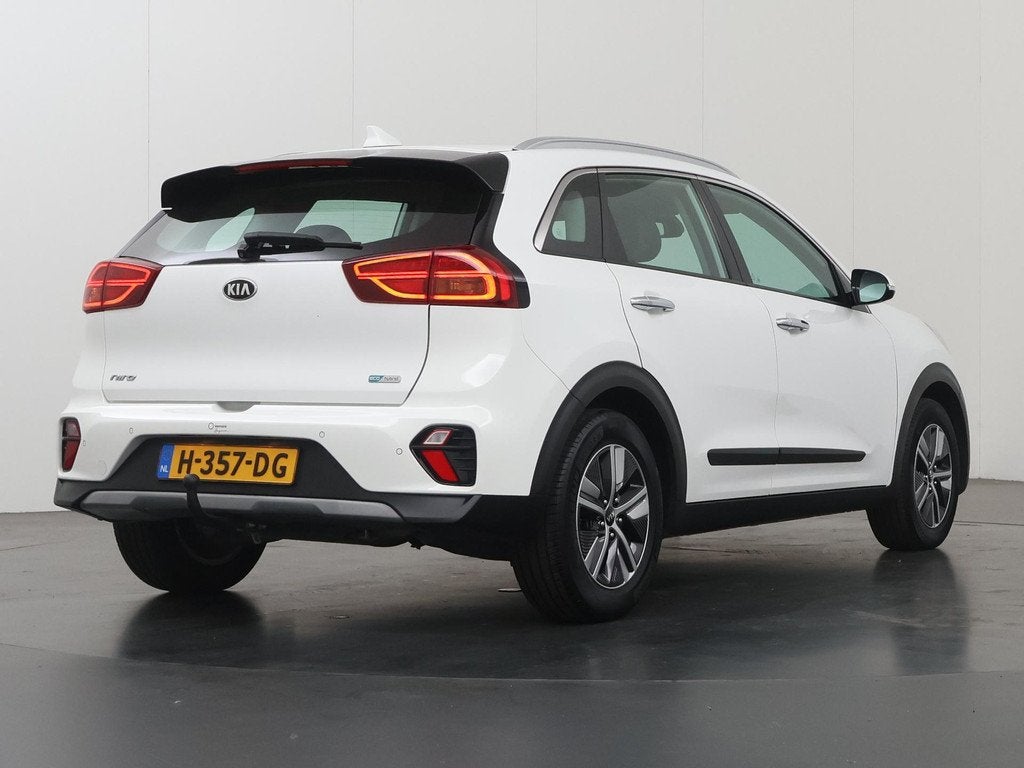 Kia Niro 1.6 GDi Hybrid DynamicLine | Trekhaak | Navigatie |, Auto's, Gebruikt, Euro 6, 2 kWh, Leder en Stof