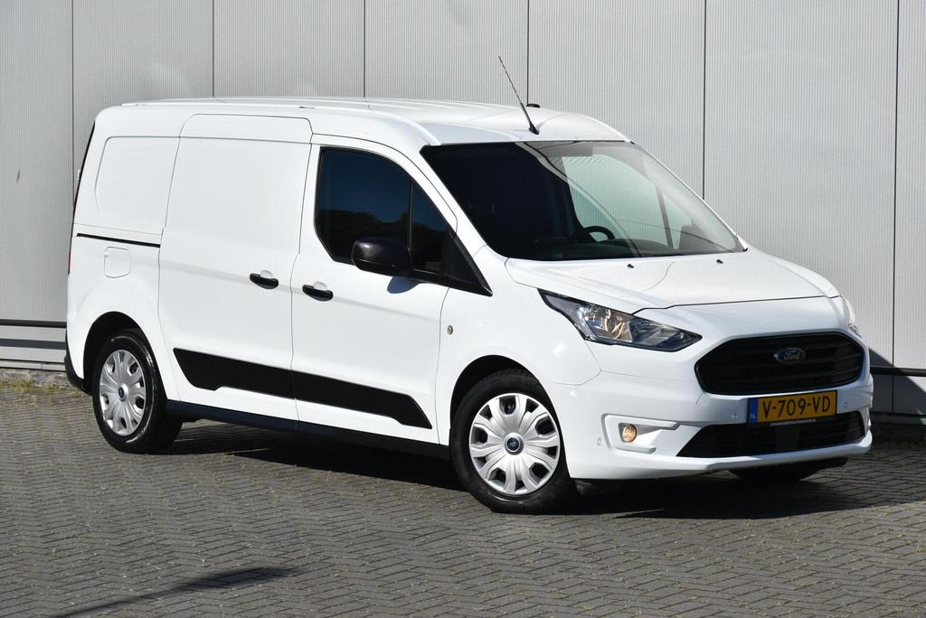 Ford Transit Connect 1.5 L2 2xSchuifdeur Camera Navi Cruise, Auto's, Voorwielaandrijving, Euro 6, 4 cilinders, Wit