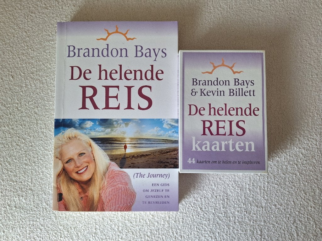De helende reis kaarten en boek Brandon Bays', Boeken, Ophalen of Verzenden, Zo goed als nieuw, Spiritualiteit algemeen, Overige typen