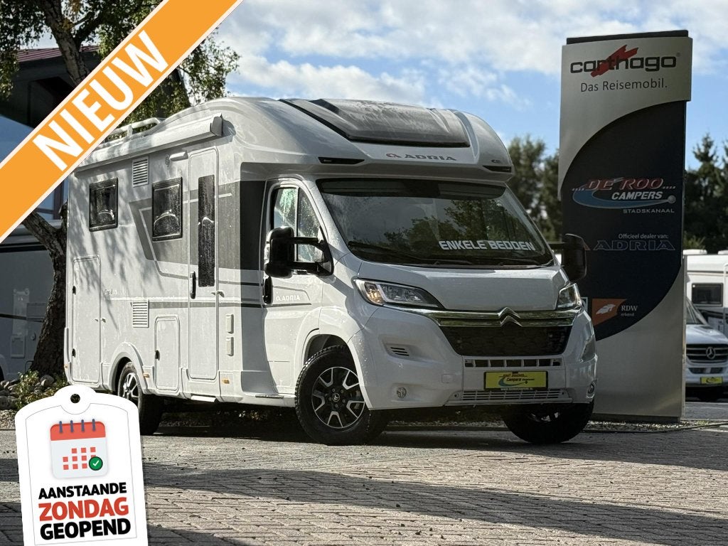 ZONDAG OPEN - Adria Coral Axess 600 SL - 20.000 KORTING, Standaard zit, 6 tot 7 meter, Bedrijf, Tot en met 3