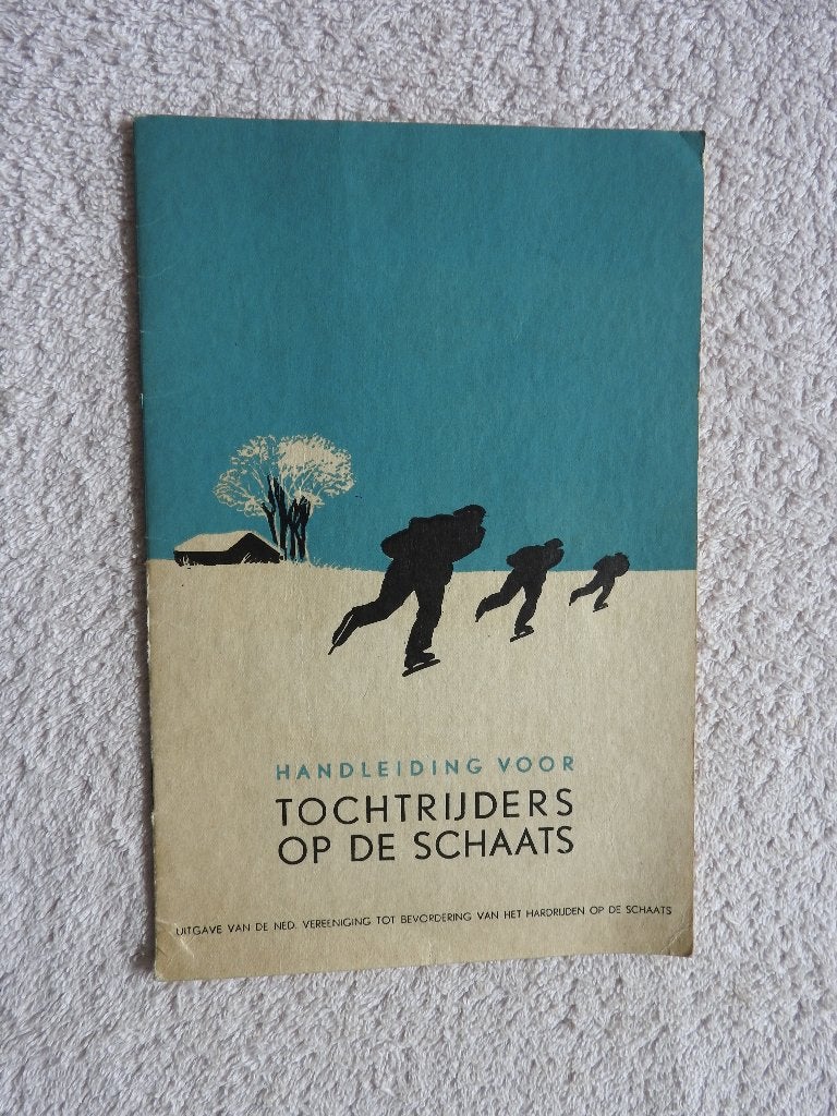 Handleiding voor Tochtrijders op de schaats (1942), Ophalen of Verzenden, Zo goed als nieuw, Watersport en Hengelsport