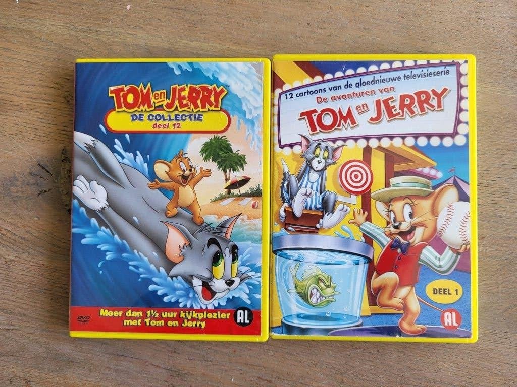 DVD Tom en Jerry 2x, Alle leeftijden, Ophalen of Verzenden, Zo goed als nieuw