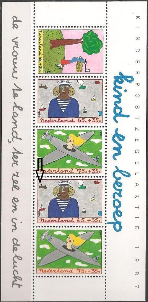 Kinder blok 1390 PM 16 XXX.  ADV. no.79 I., Verzenden, Na 1940, Postfris