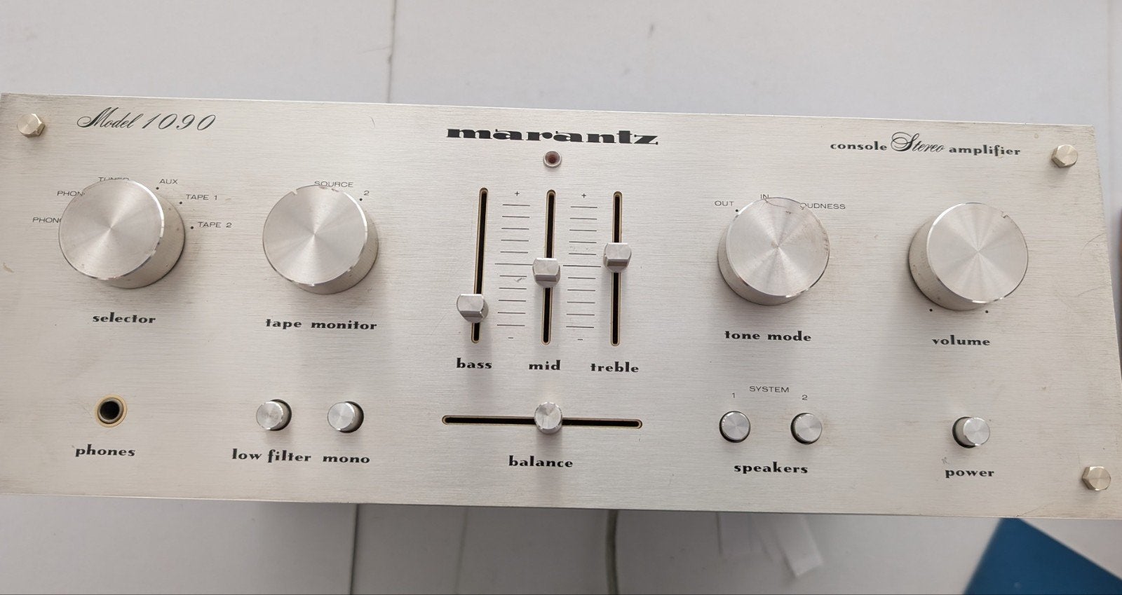 Marantz Model 1090 Console Stereo Versterker, Audio, Tv en Foto, Versterkers en Receivers, Gebruikt, 60 tot 120 watt, Stereo, Ophalen