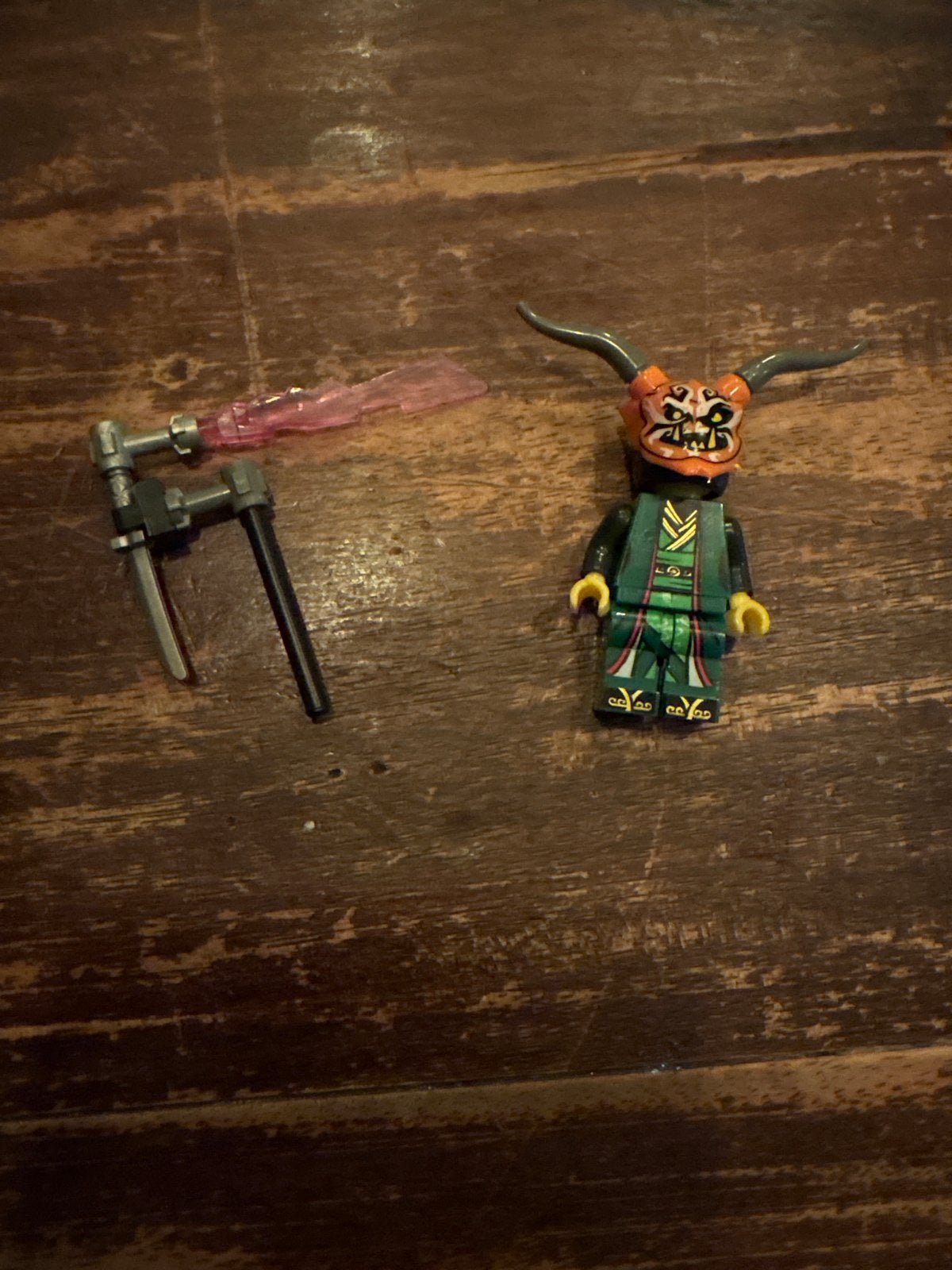 Ninjago Oni masker (nep), Ophalen of Verzenden, Gebruikt, Accessoire, Ninjago