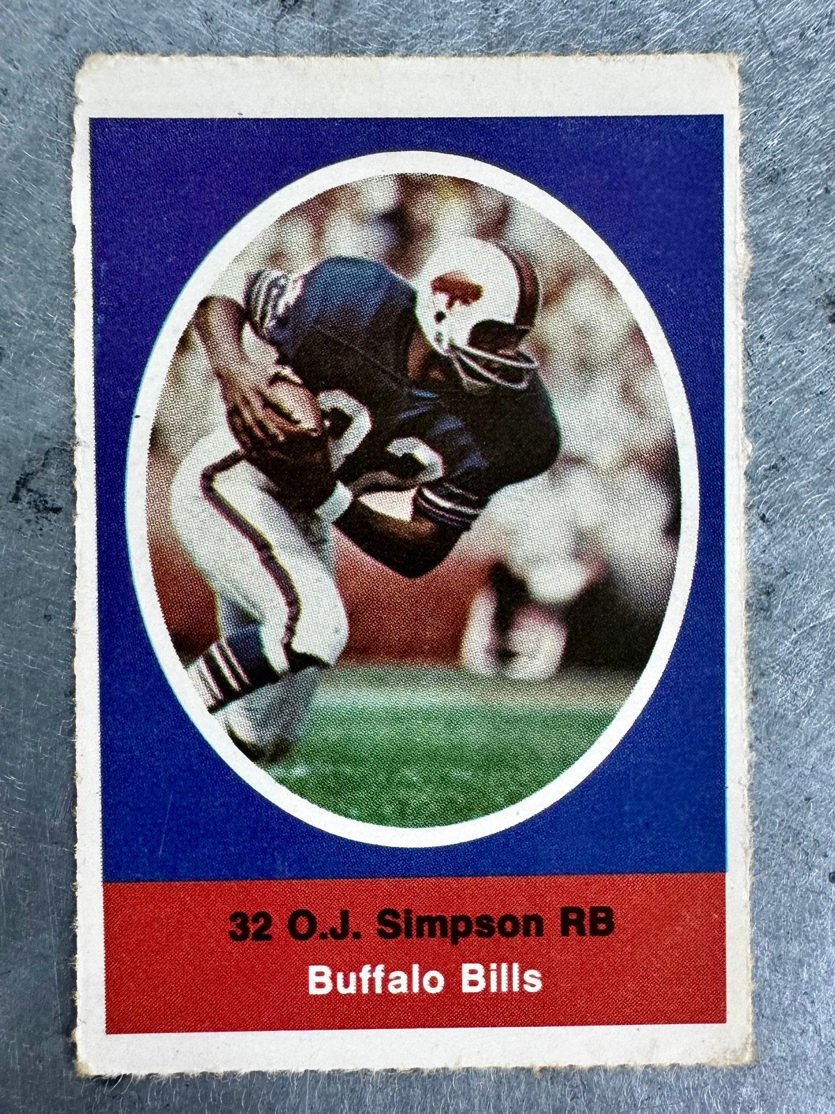 1972 Sunoco NFL Action Stamps Lot – O.J. Simpson +8, Verzenden, Zo goed als nieuw, Buitenlandse clubs, Poster, Plaatje of Sticker
