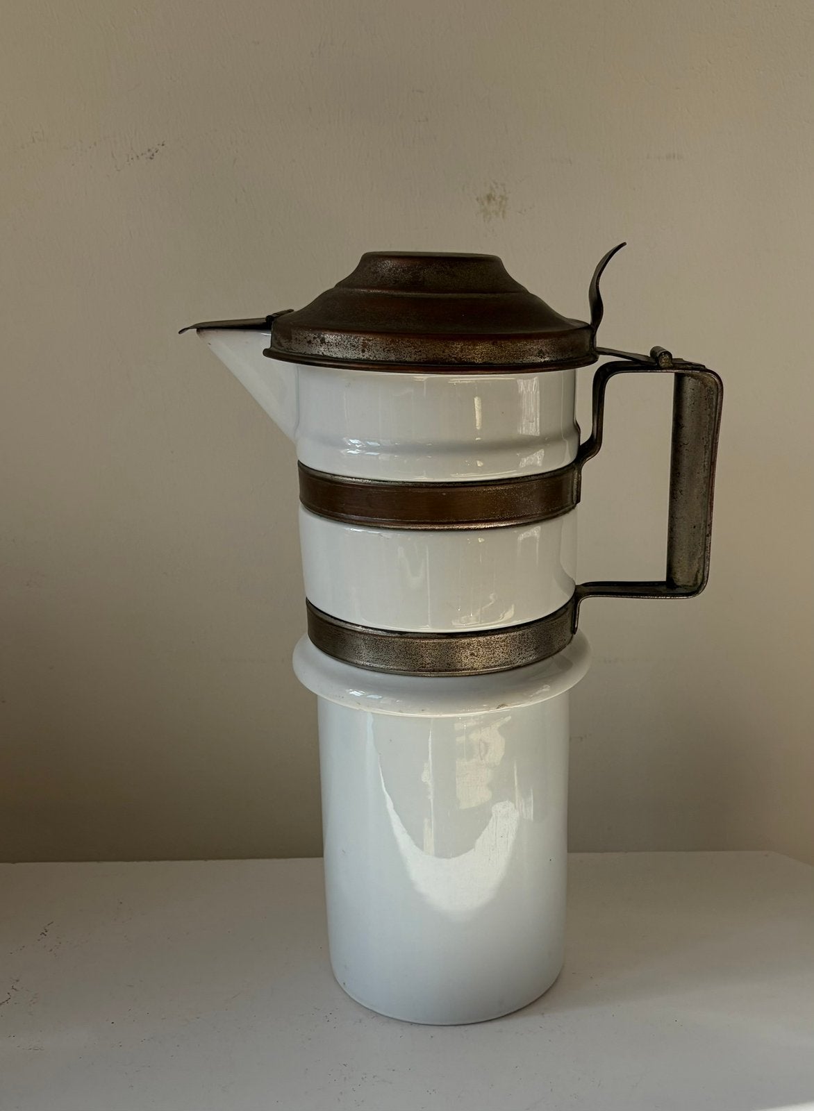 Banketbakkers chocolade warmhoud kan. 2.5 liter., Antiek en Kunst, Ophalen of Verzenden