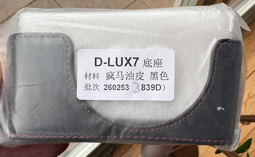 Leica D-Lux 7 beschermtas en draagkoord NIEUW!!, Ophalen of Verzenden, Compactcamera, 8 keer of meer, Leica