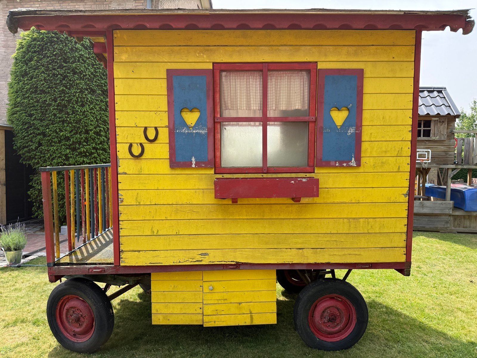 Pipowagen, Ophalen, Gebruikt, Hout