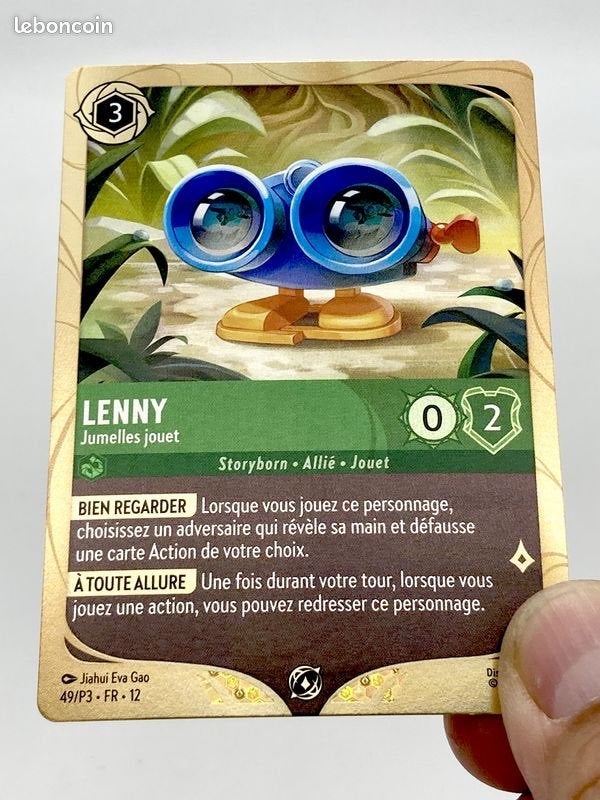 Disney Lorcana - Wilds Unknown - 49/P3 - Lenny - Jumelles, Ophalen of Verzenden, Nieuw, Losse kaart, Foil