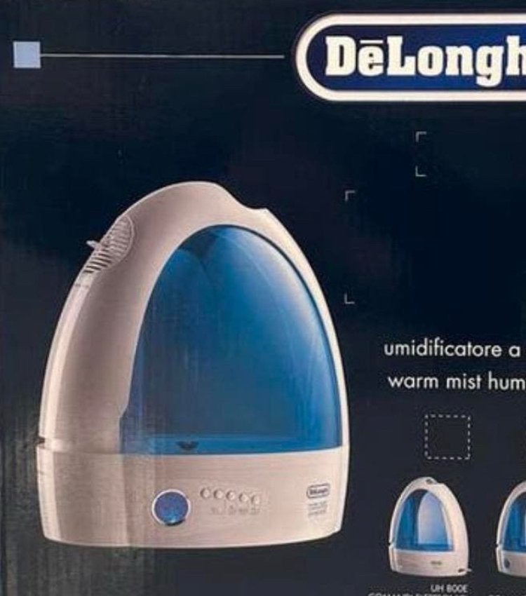 DeLonghi luchtbevochtiger groot waterreservoir humidifier, Ophalen of Verzenden, Zo goed als nieuw, Luchtbevochtiger