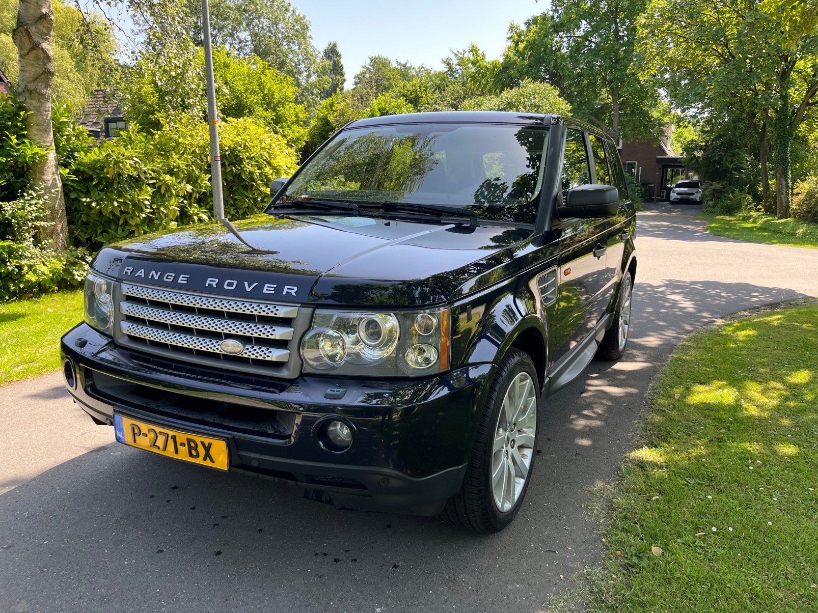 Land Rover Range Rover (sport) 4.2 V8 SC AUT 2006 Apk - 2027, Auto's, Automaat, 4197 cc, 390 pk, Blauw