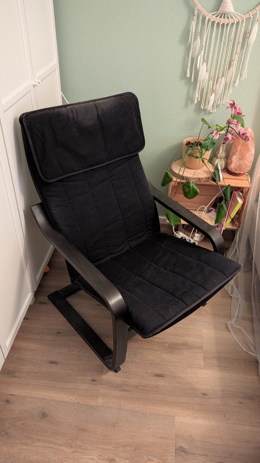 IKEA Poäng fauteuil - Zwart, Ophalen, Hout, Gebruikt, Modern, Scandinavisch