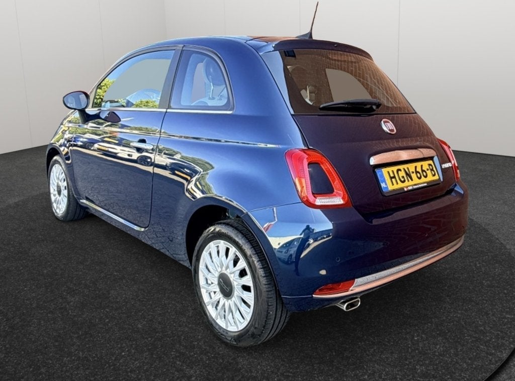 Fiat 500 1.0 Hybrid Dolcevita Panoramadak Half leder Carplay, 12 maanden, Gebruikt, Euro 6, Leder en Stof