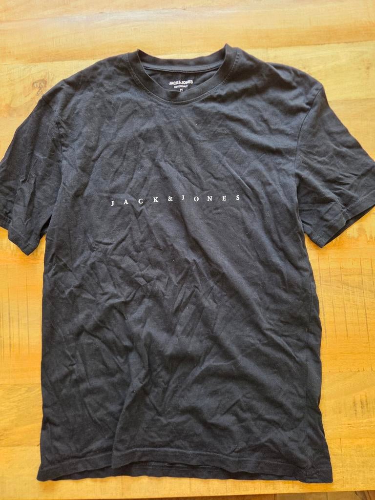 3-pack T-shirts: Jack & Jones, Hallinger, Anti Blue (M), Ophalen, Overige kleuren, Gedragen, Maat 48/50 (M)
