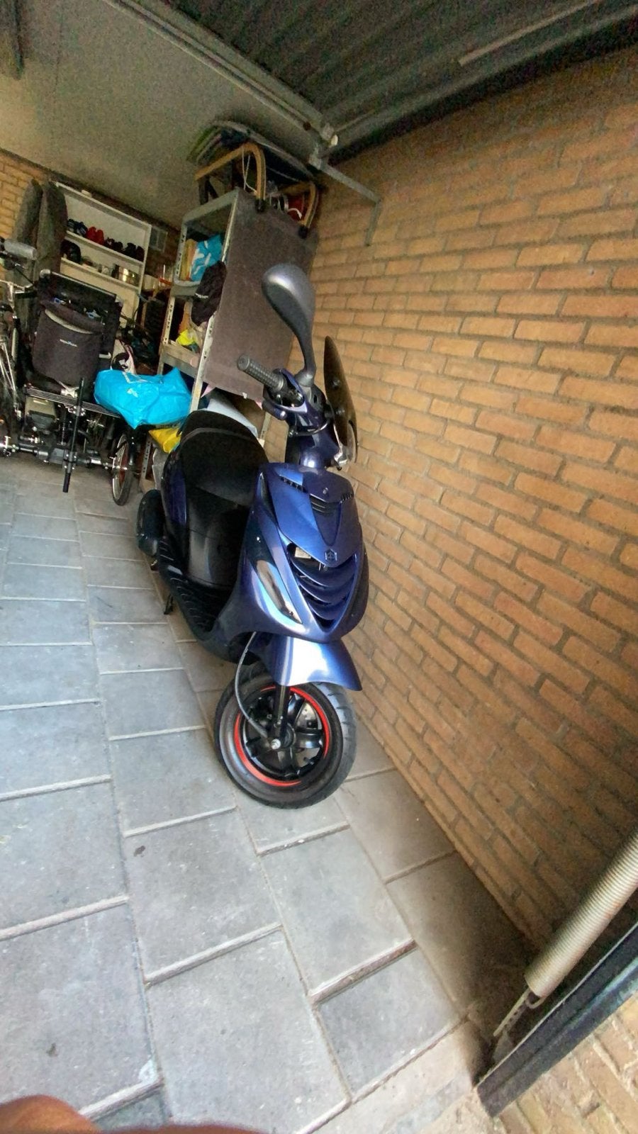 Piaggio Zip Scooter - Blauw, Ophalen, Gebruikt, Maximaal 45 km/u, Benzine